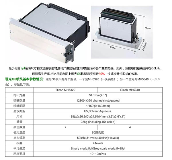 理光uv打印機噴頭的優(yōu)勢